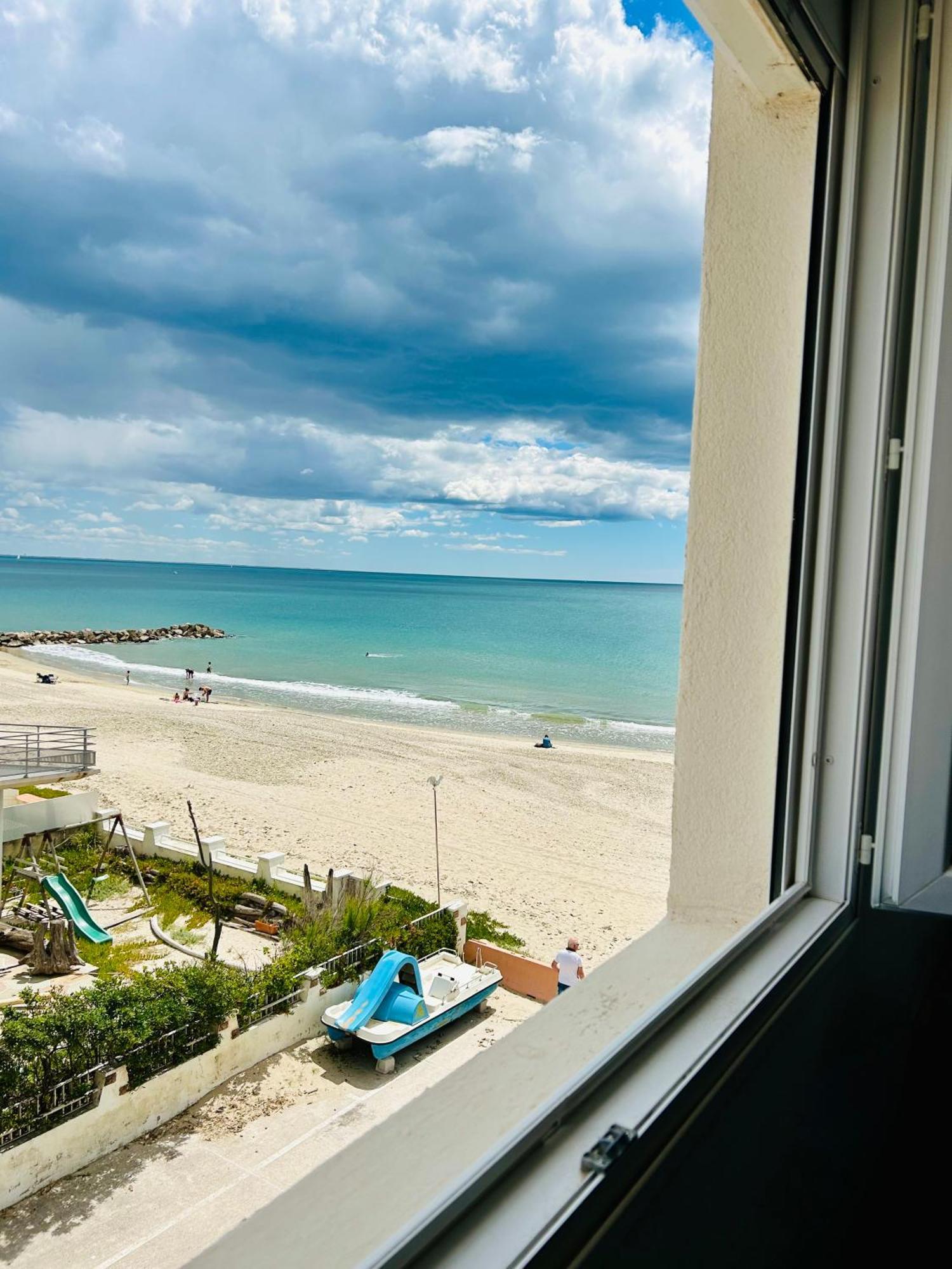 Estudio 1Ere Ligne Vue Mer ,Place De Parking Privee Acces A La Plage De La Residence 3Eme Etage Palavas-les-Flots Zewnętrze zdjęcie
