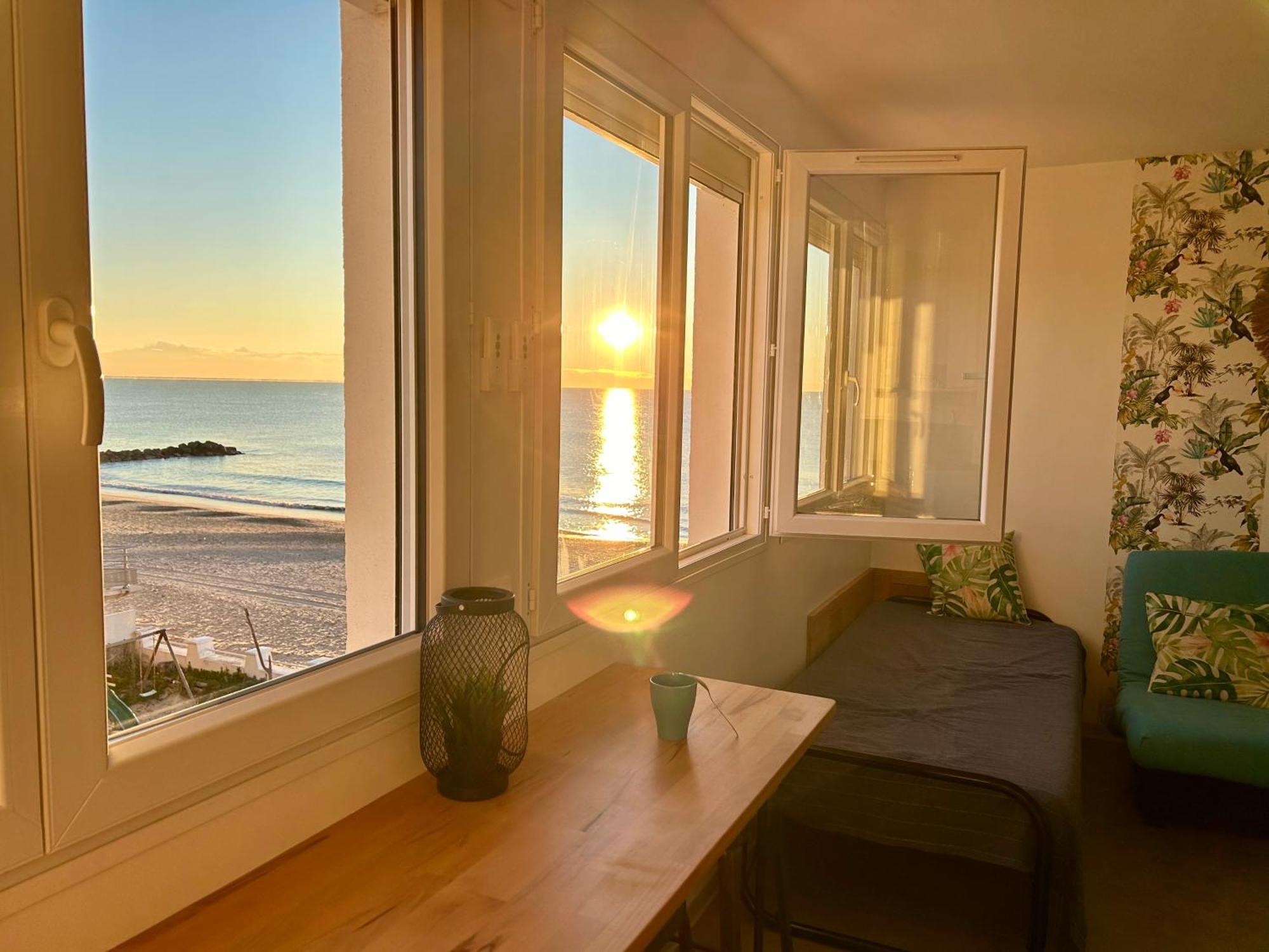 Estudio 1Ere Ligne Vue Mer ,Place De Parking Privee Acces A La Plage De La Residence 3Eme Etage Palavas-les-Flots Zewnętrze zdjęcie