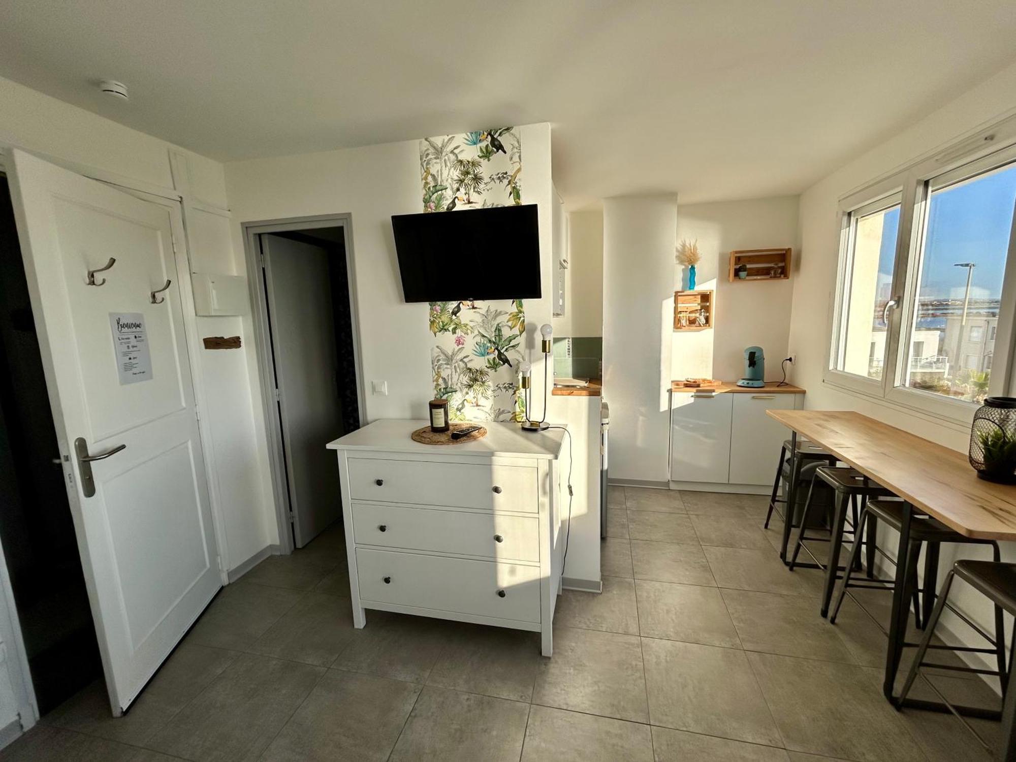 Estudio 1Ere Ligne Vue Mer ,Place De Parking Privee Acces A La Plage De La Residence 3Eme Etage Palavas-les-Flots Zewnętrze zdjęcie