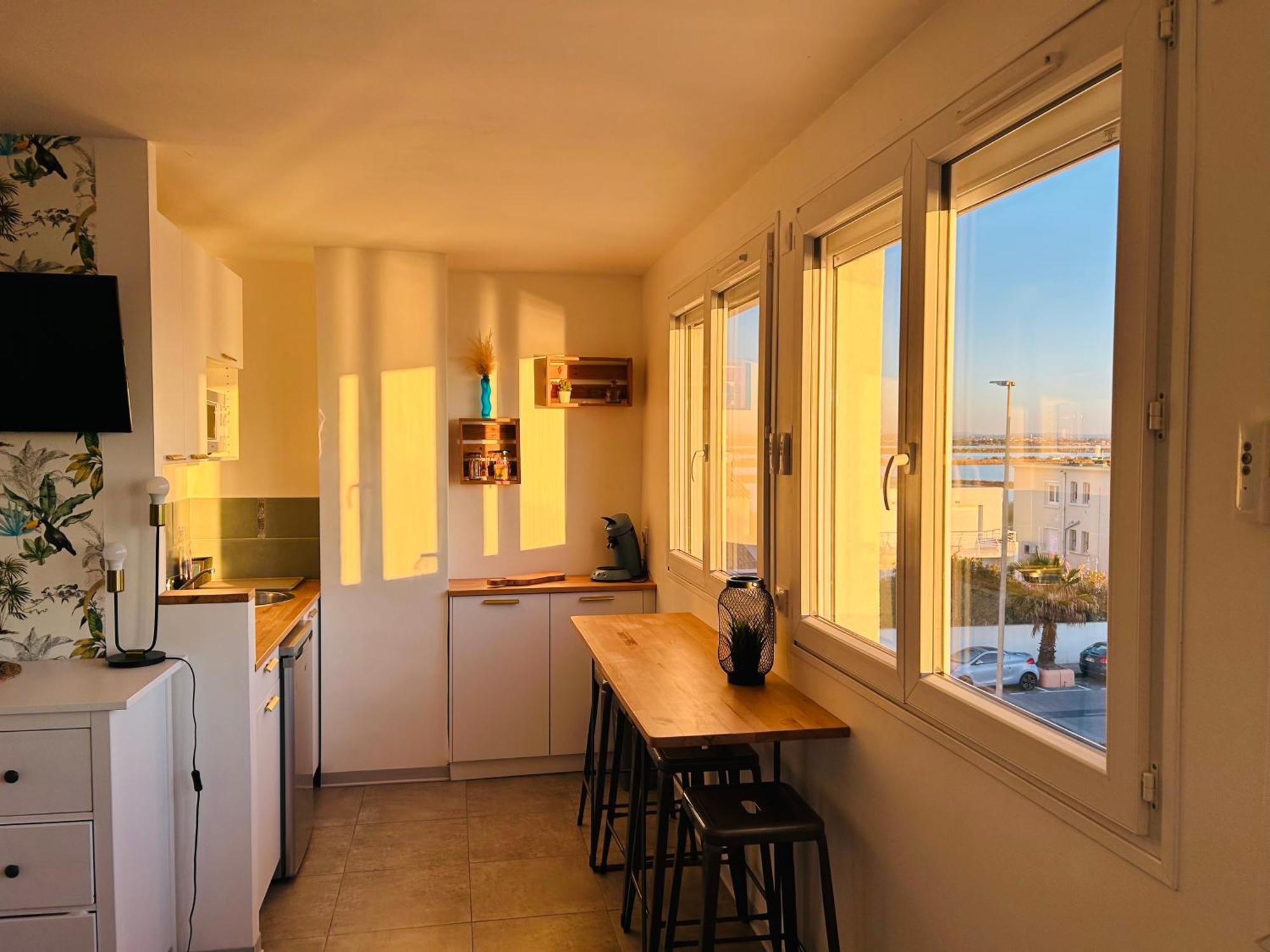 Estudio 1Ere Ligne Vue Mer ,Place De Parking Privee Acces A La Plage De La Residence 3Eme Etage Palavas-les-Flots Zewnętrze zdjęcie