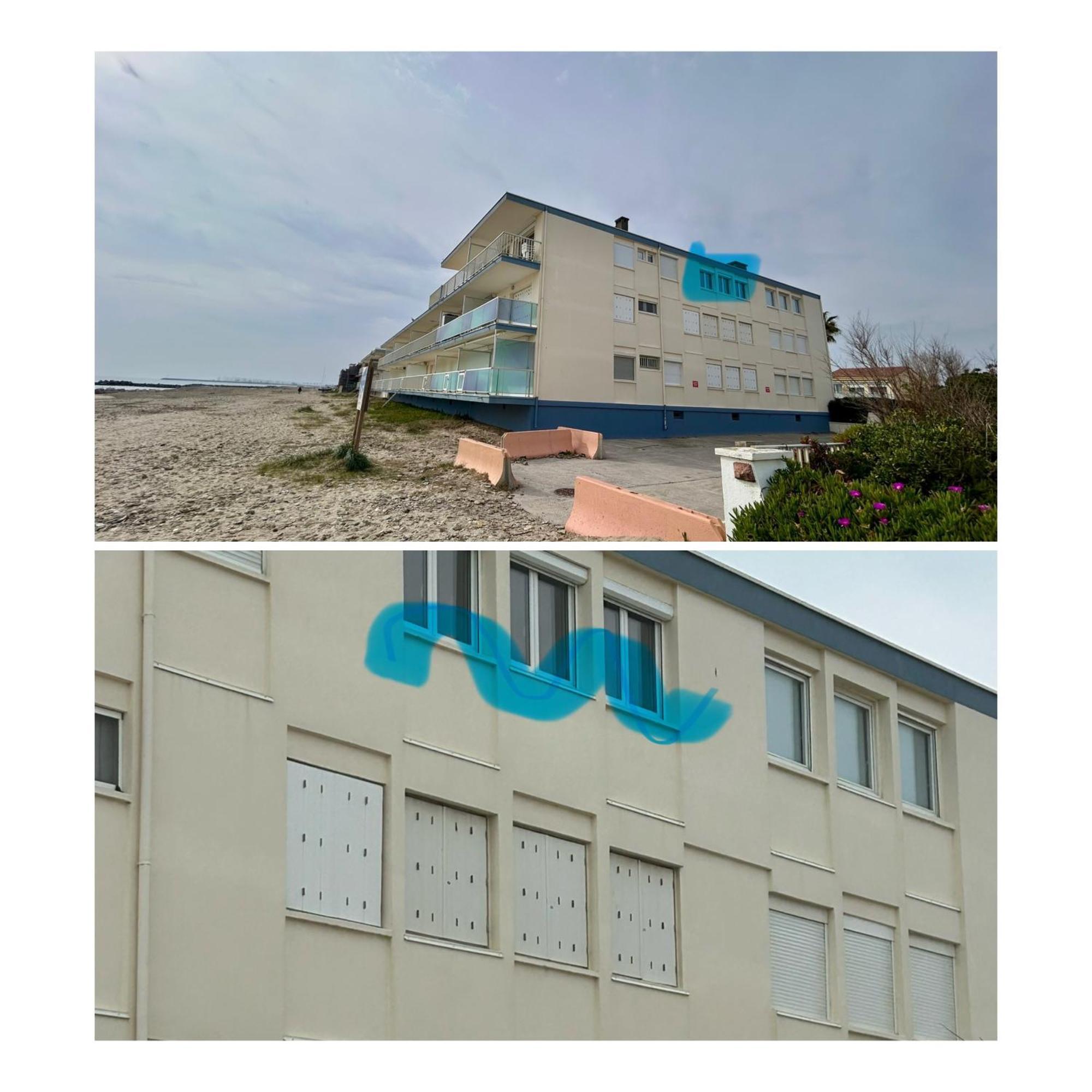 Estudio 1Ere Ligne Vue Mer ,Place De Parking Privee Acces A La Plage De La Residence 3Eme Etage Palavas-les-Flots Zewnętrze zdjęcie