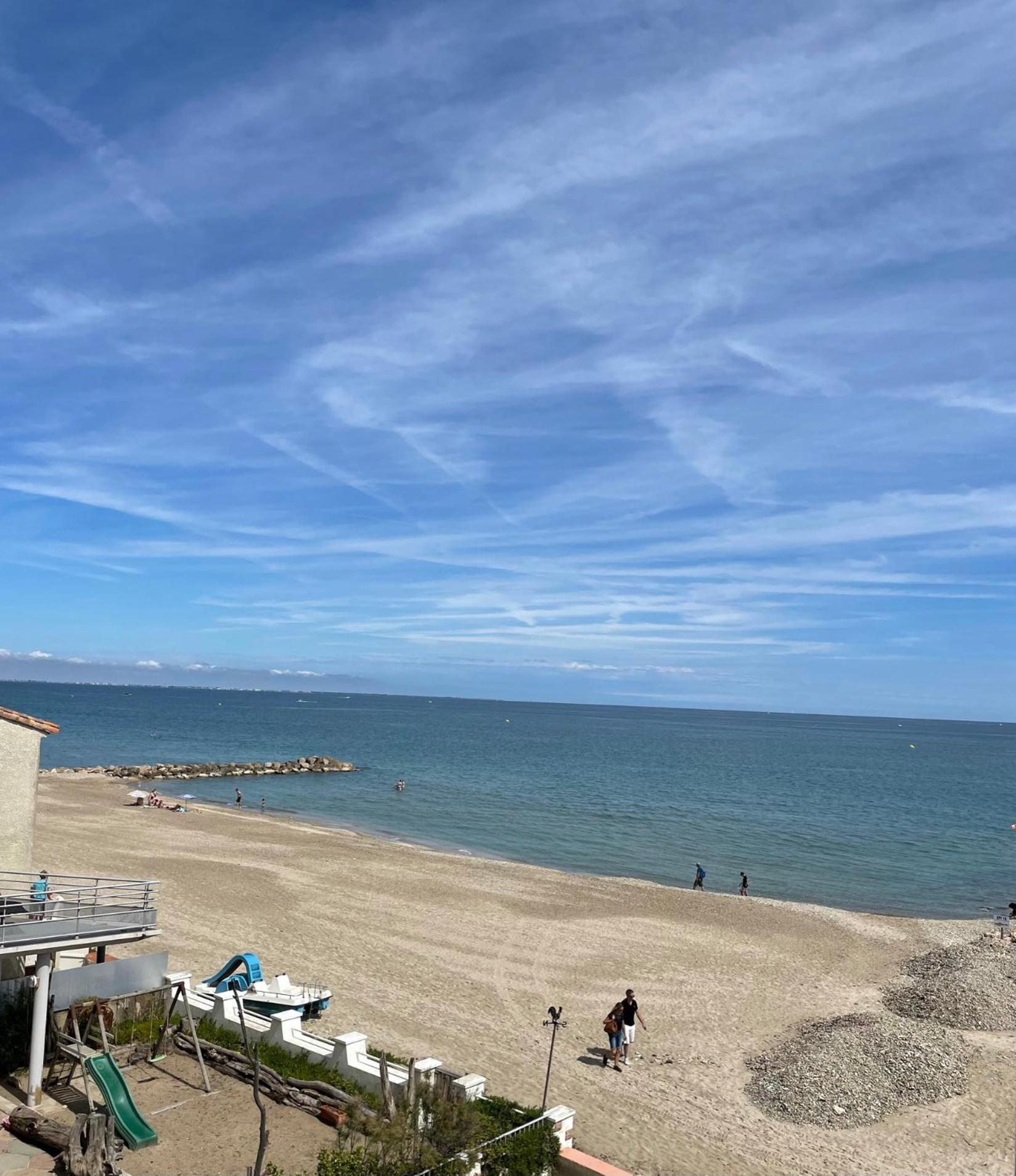 Estudio 1Ere Ligne Vue Mer ,Place De Parking Privee Acces A La Plage De La Residence 3Eme Etage Palavas-les-Flots Zewnętrze zdjęcie